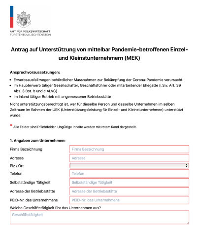 AVW Corona Hilfssystem AVW Corona Hilfssystem